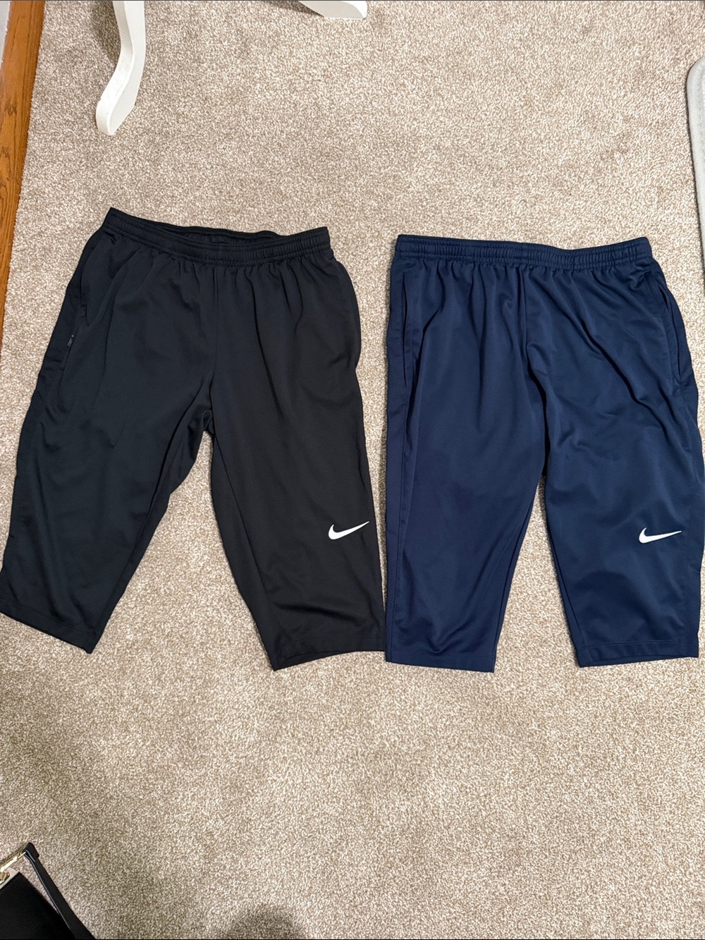Nike Dri-FIT Athletic Shorts - Black & Navy